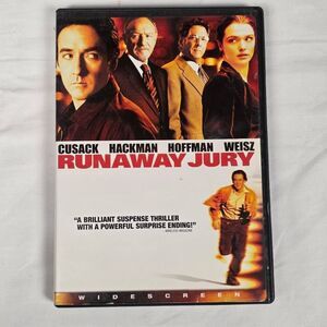 Runaway Jury (DVD, 2003) John Cusack, Gene Hackman, Dustin Hoffman